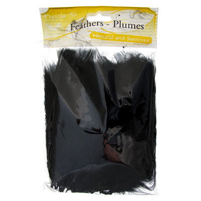 Dazzle-it : Feathers - Marabou Feather Bulk Black