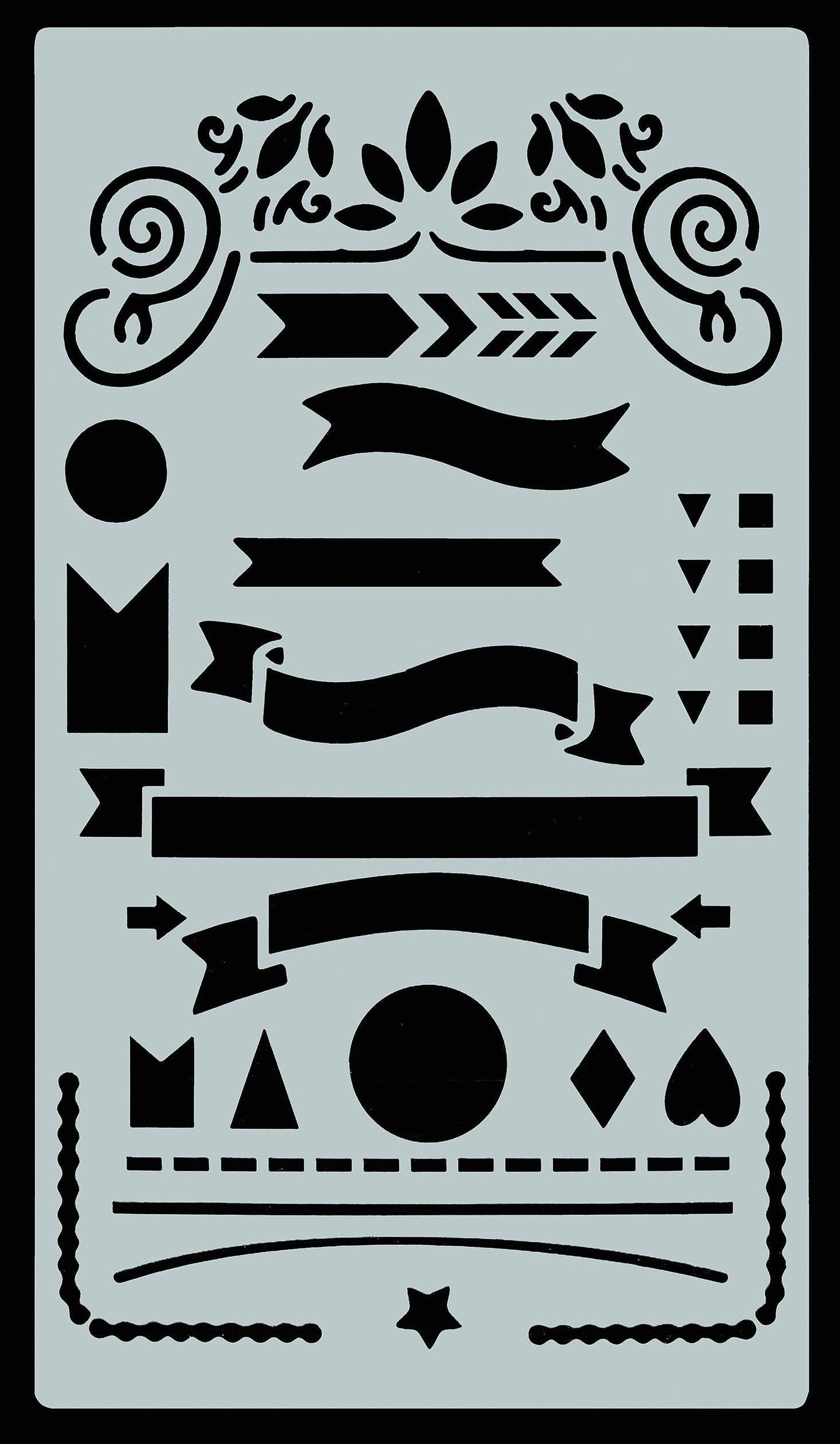 Dotted Journal Stencil Set
