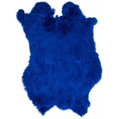 Dyed Rabbit Fur : Medium Grade Apx 11x15"