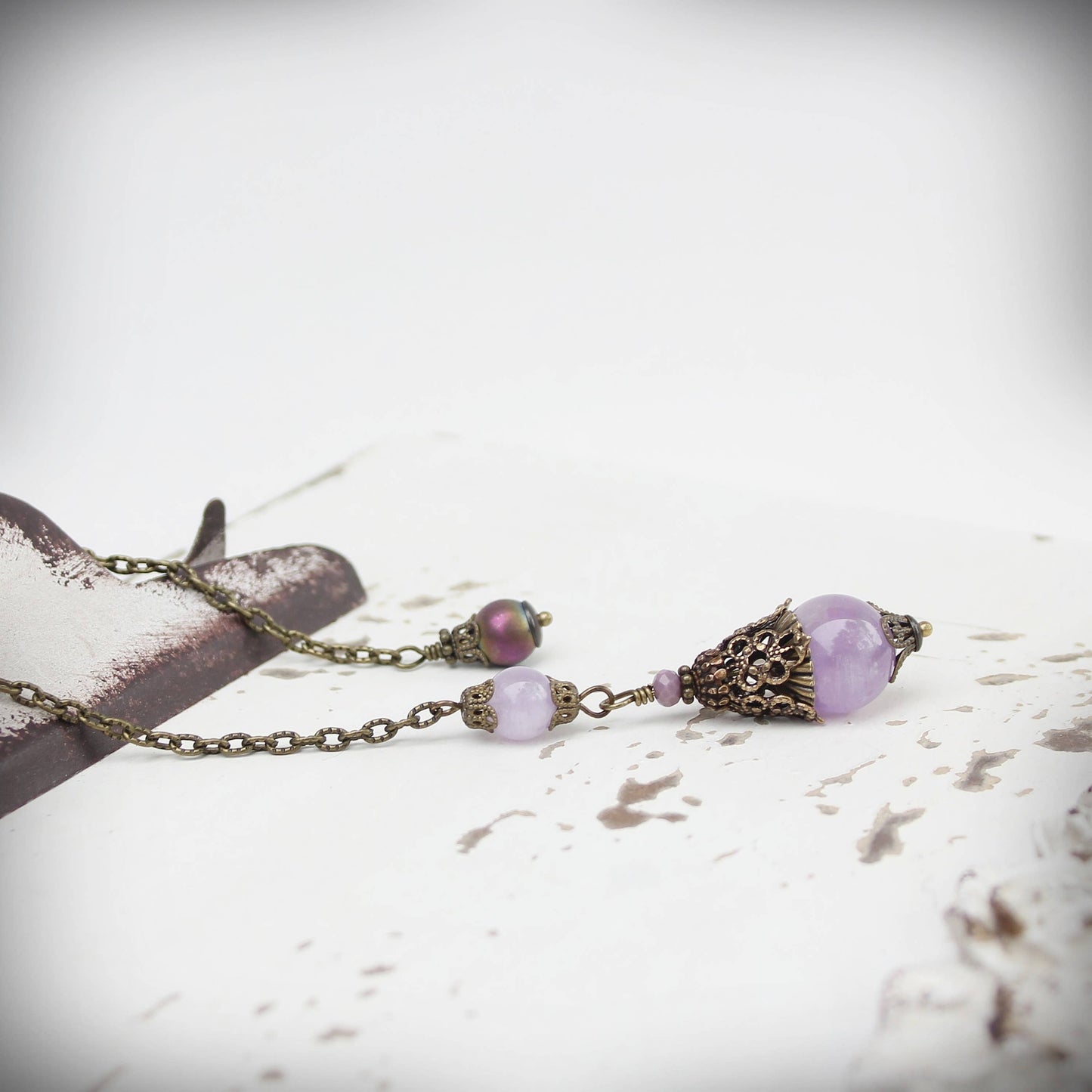 Circa 1890 - Lavender Amethyst Jewelry Pendulum | Manifestation