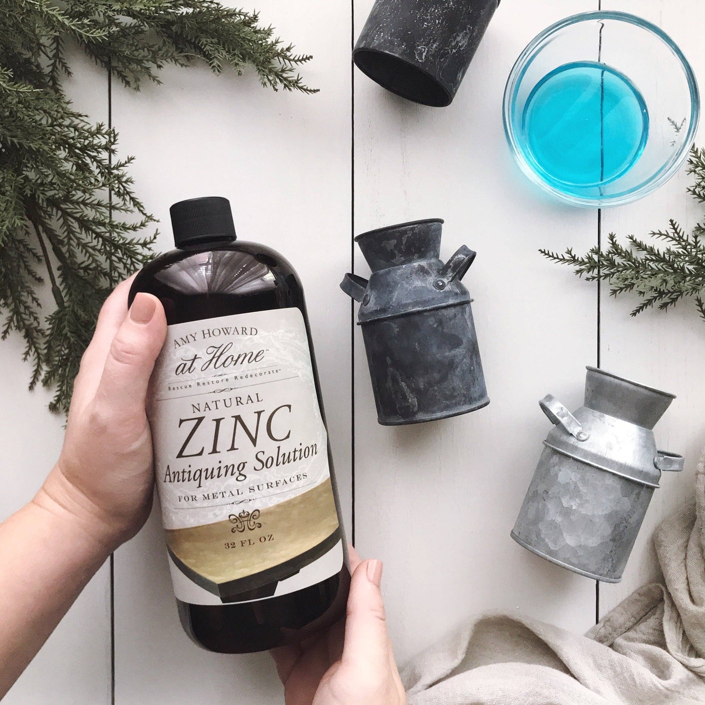 Amy Howard at Home : Zinc Antiquing Solution