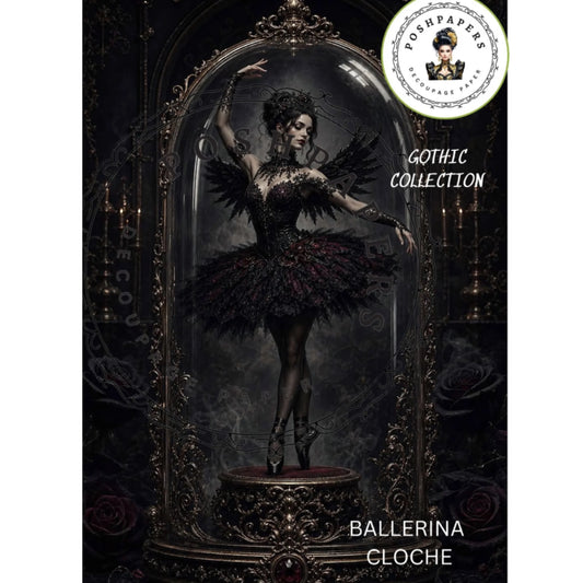 Posh Papers - Ballerina Cloche 73x53 cm