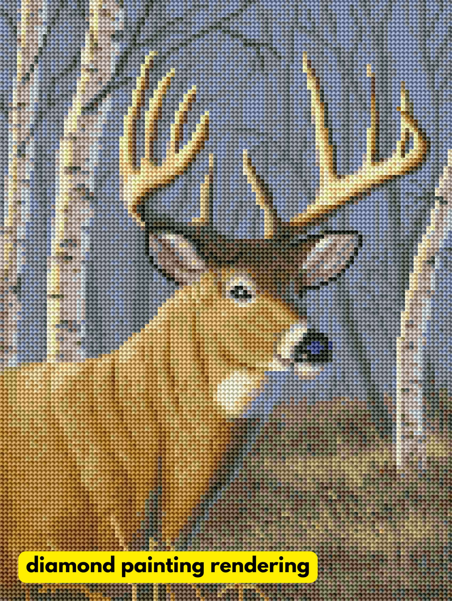 Diamond Brands - Sunlit Whitetail by Jeff Hoff Diamond Painting Kit