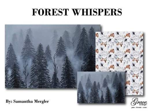 Painting Lady Designs : Forest Whispers Decoupage Pack