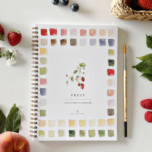 Emily Lex Studio - Watercolor Workbook Fruit