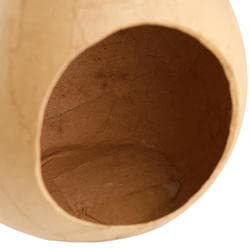Factory Direct Craft - 6" Paper Mache Open Diorama Ball Ornament with Front Hole