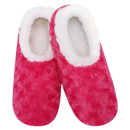 Snoozies! - Women's A Bouquet of Roses Slippers Pink - Size Variety