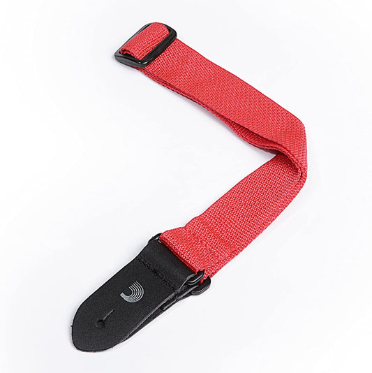 D'ADDARIO RED POLY UKELELE STRAP