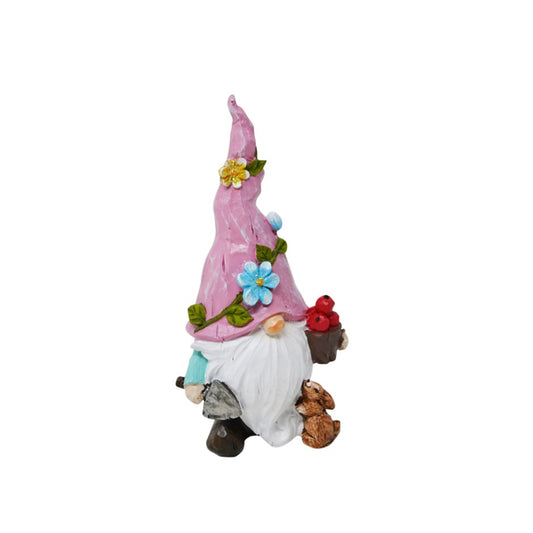 GNOME W/PINK HAT