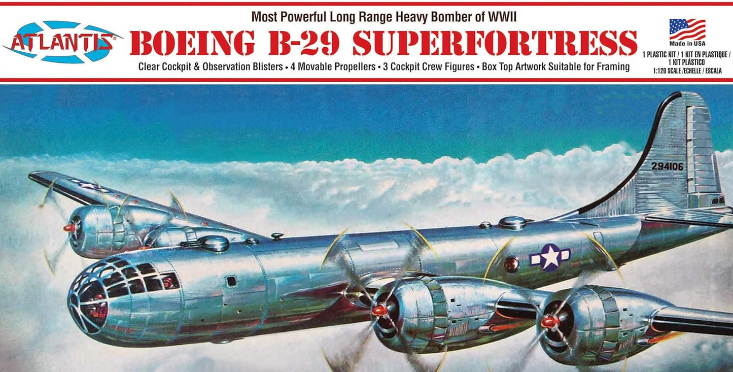 Atlantis Boeing B-29 Superfortress Model Bomber