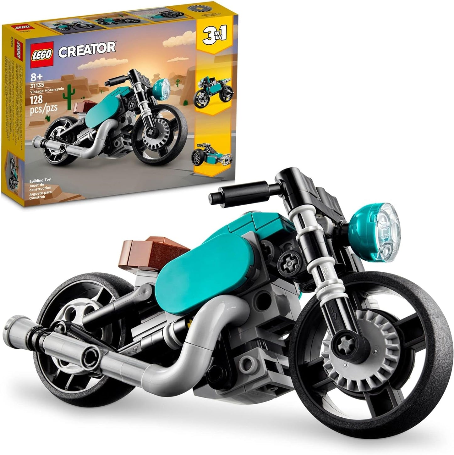 Lego Creator : 3 in 1 Vintage Motorcycle Set