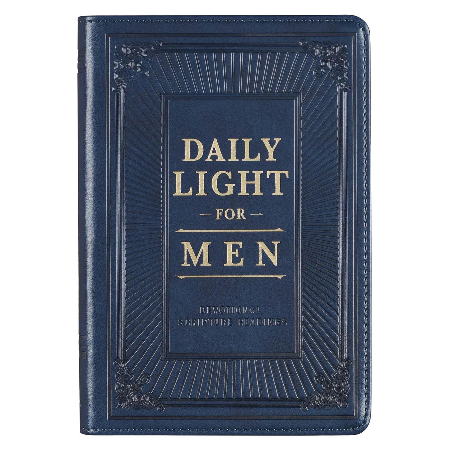 Daily Light For Men Devotional Blue LuxLeather
