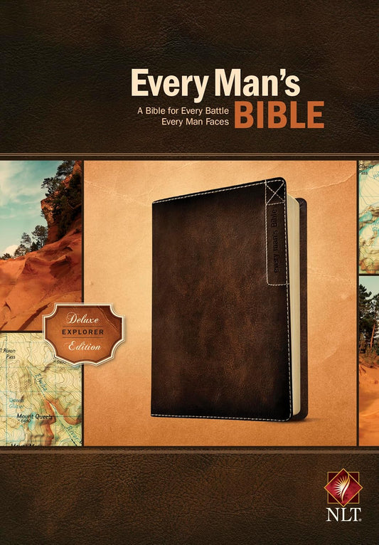 NLT Every Man's Bible - Brown
