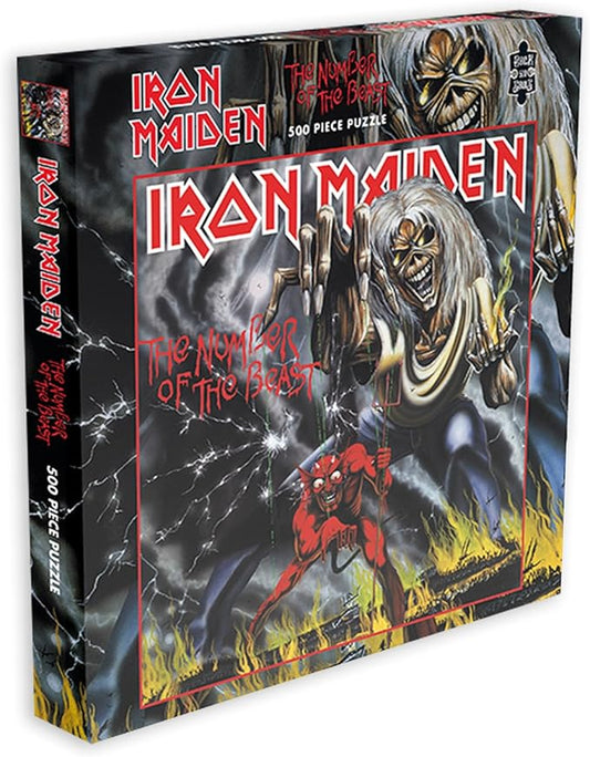 RockSaws - Iron Maiden The Number of The Beast (500 Piece Jigsaw Puzzle)