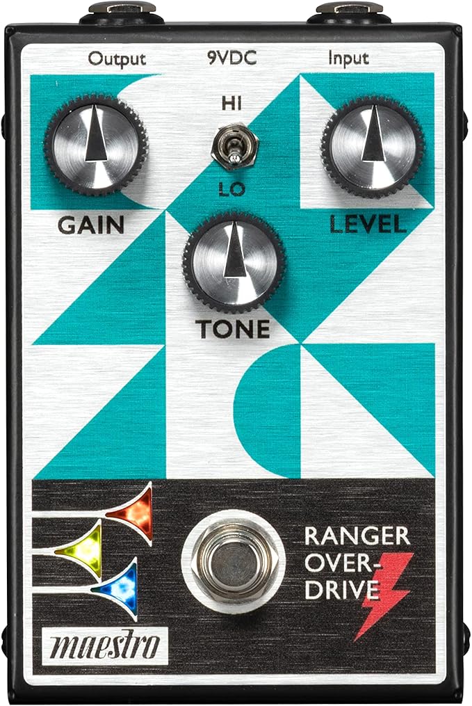 Maestro ranger overdrive effects pedal for electric guitar