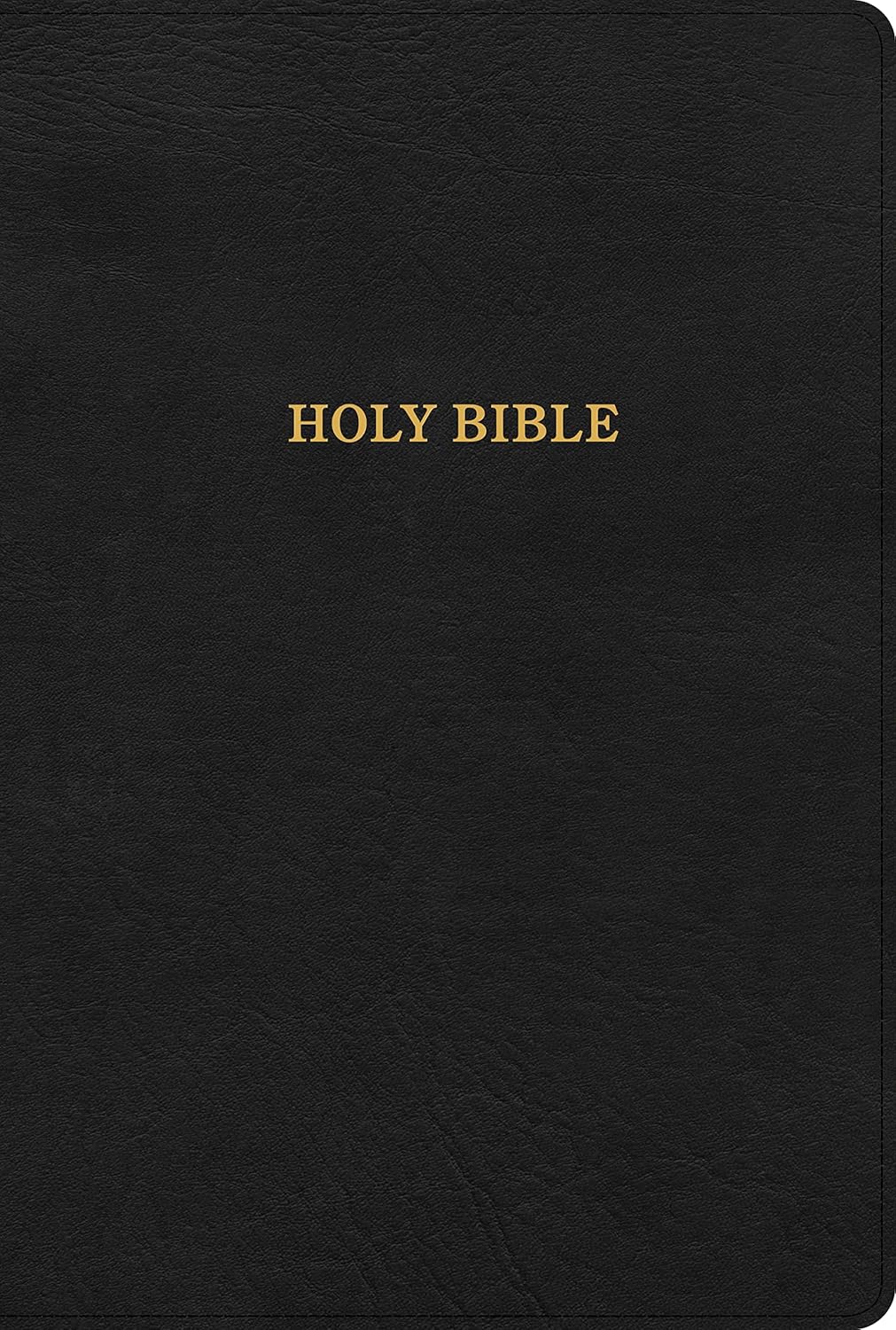 KJV Large Print Thinline Bible, Black LeatherTouch