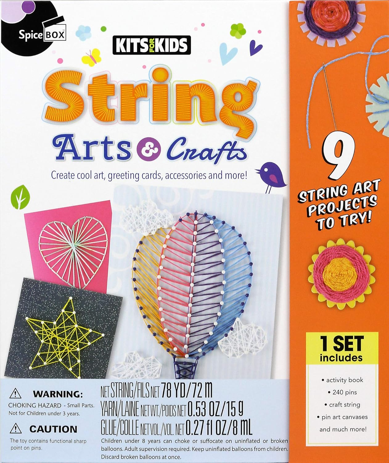 Spicebox - String Art and Crafts for Kids Kit