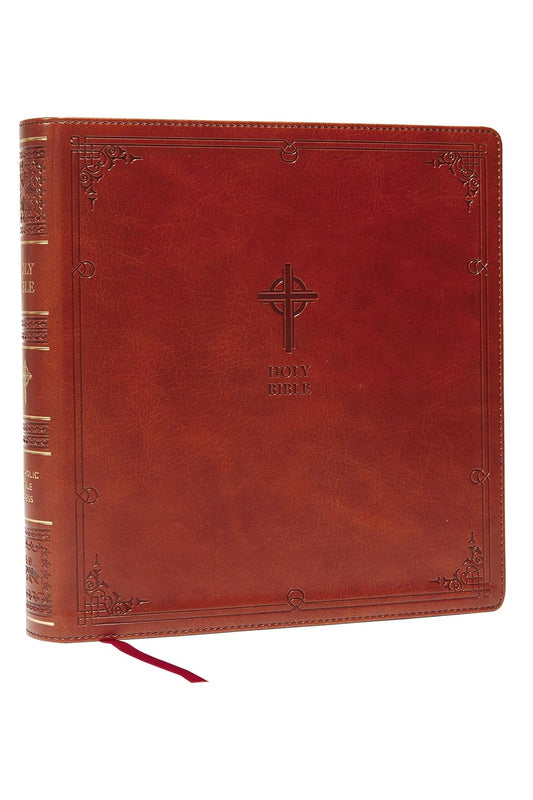 Catholic edition : Leathersoft Brown