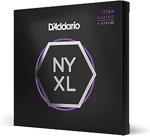 D'ADDARIO NYXL 11-64 7 STRING ELECTRIC GUITAR STRINGS