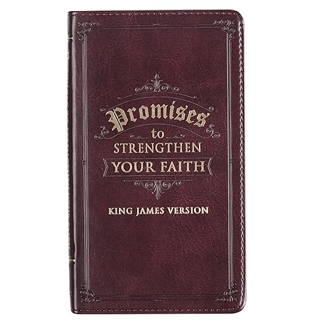 Promises to Strengthen Your Faith KJV - Brown Faux Leather