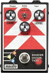 Maestro invader distortion effects pedal for electric guitar