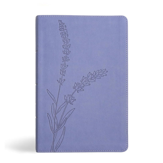 KJV Personal Size Giant Print Bible w/ Index Lavender LeatherTouch