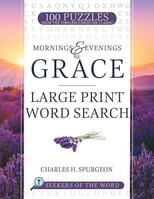 Mornings and Evenings of Grace : Large Print Word Search