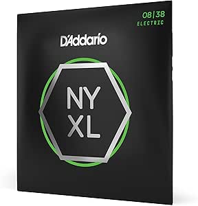 D'ADDARIO NYXL 08-38 ELECTRIC GUITAR STRINGS