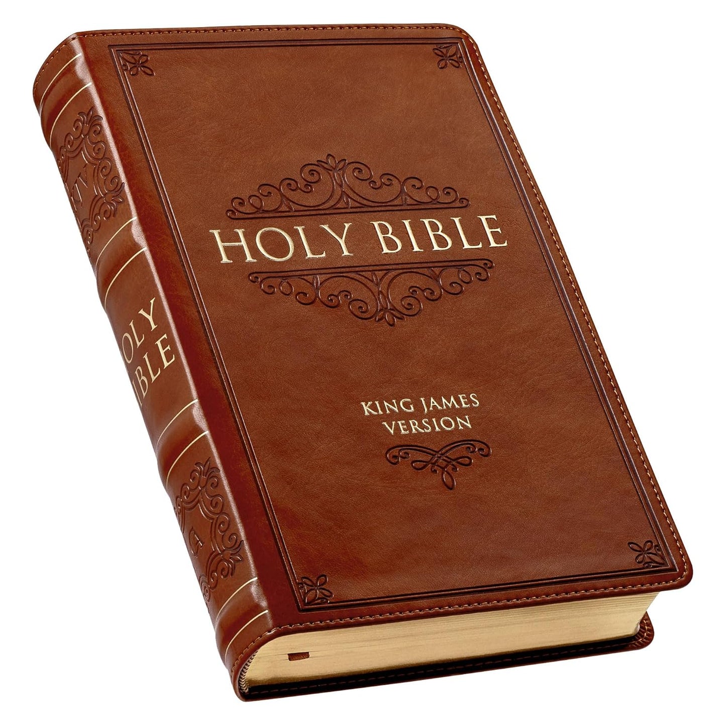 KJV Giant Print Bible - Brown
