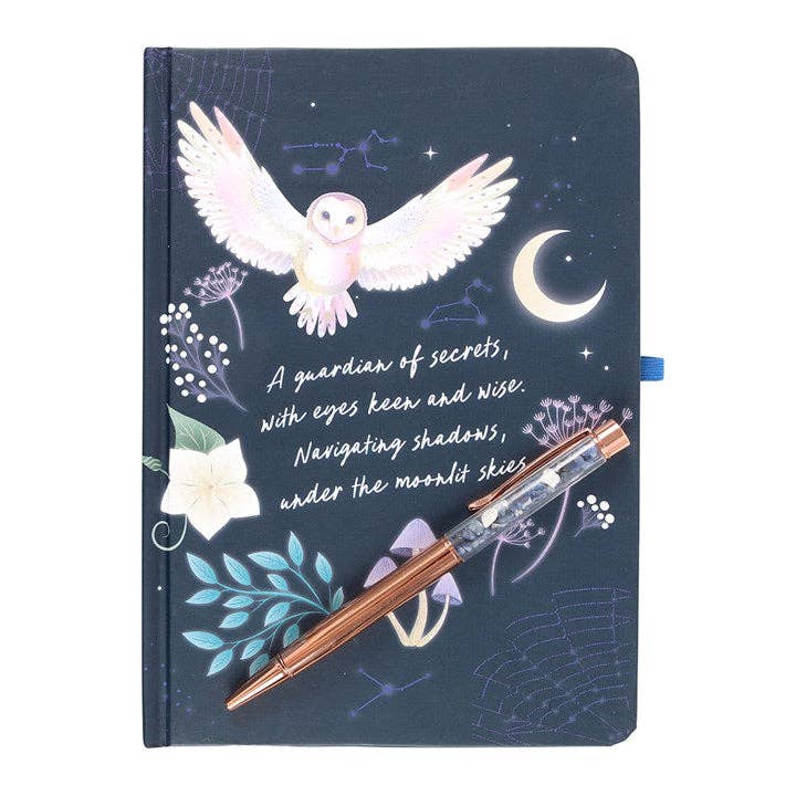 Something Different : Night Owl Journal with Sodalite Pen