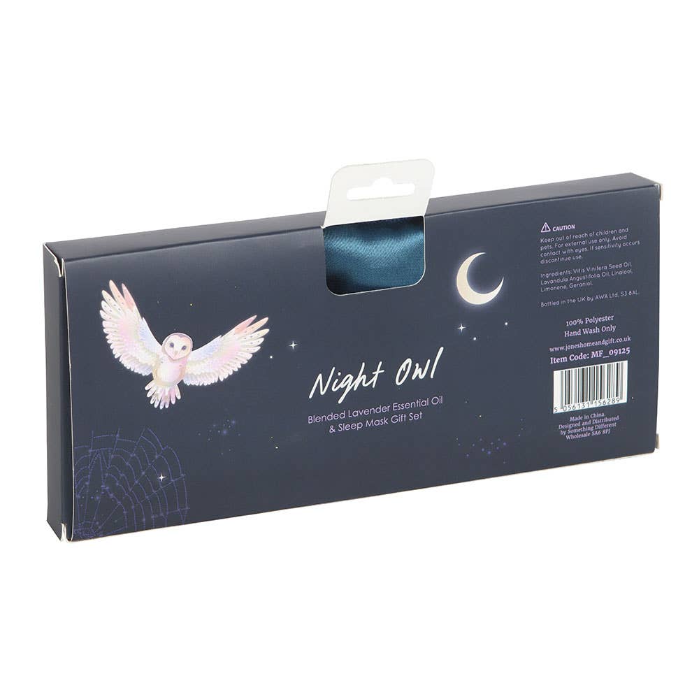 Something Different : Night Owl Sleep Mask and Essential Oil Gift Set