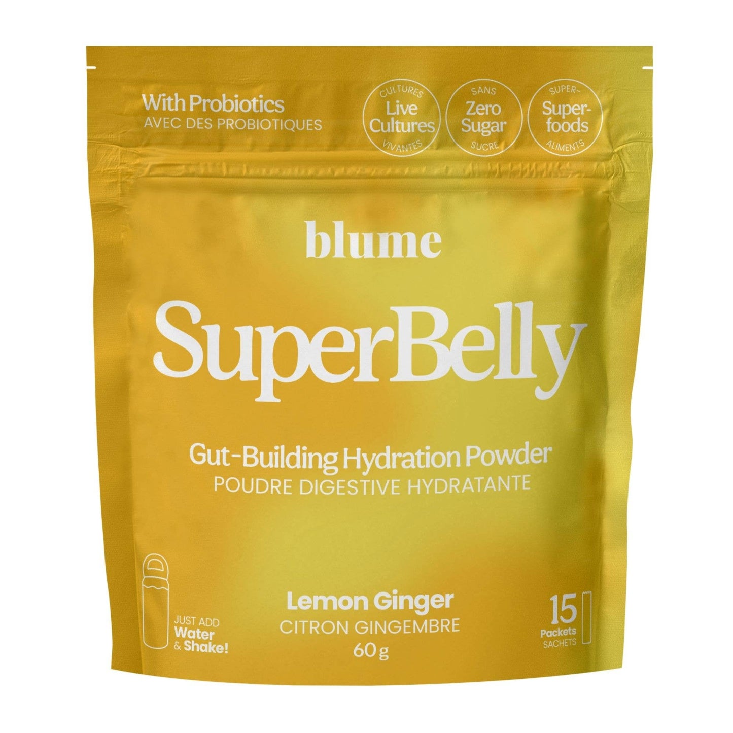 Blume : SuperBelly Hydration & Gut Building, Lemon Ginger