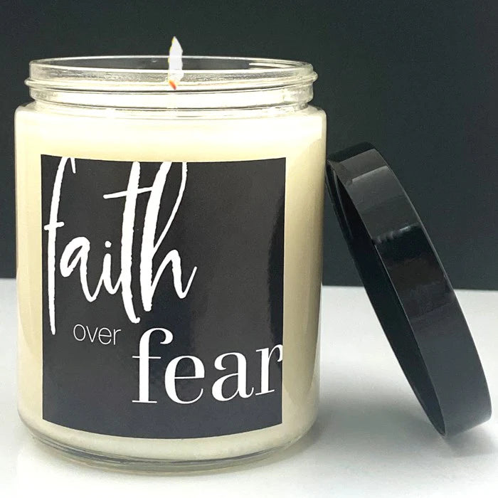 Faith Over Fear Candle - Passion Fruit & Peony 8oz