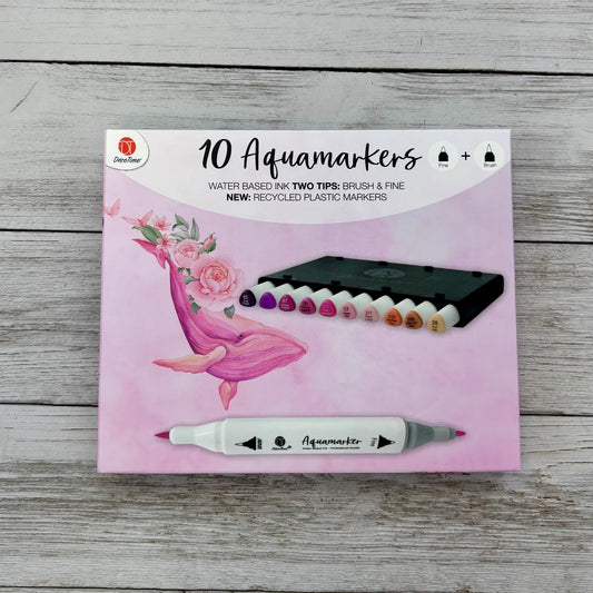Decotime - Aquamarkers - Essential Collection, Pink 10pcs