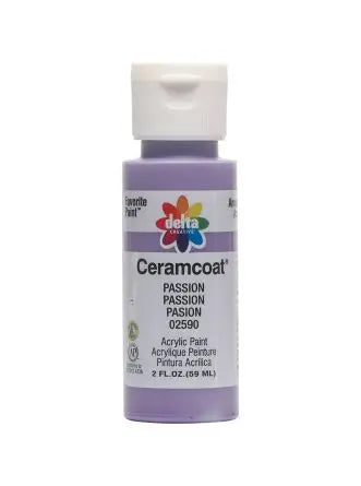 Delta Ceramacoat Matte Acrylic Paint 59 ml - Colour Variety