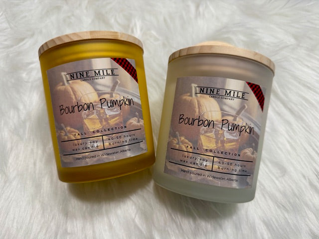 Nine Miles Candles - Bourbon Pumpkin (Melts, Candles and Soap)