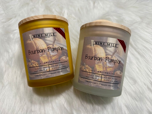 Nine Miles Candles - Bourbon Pumpkin (Melts, Candles and Soap)
