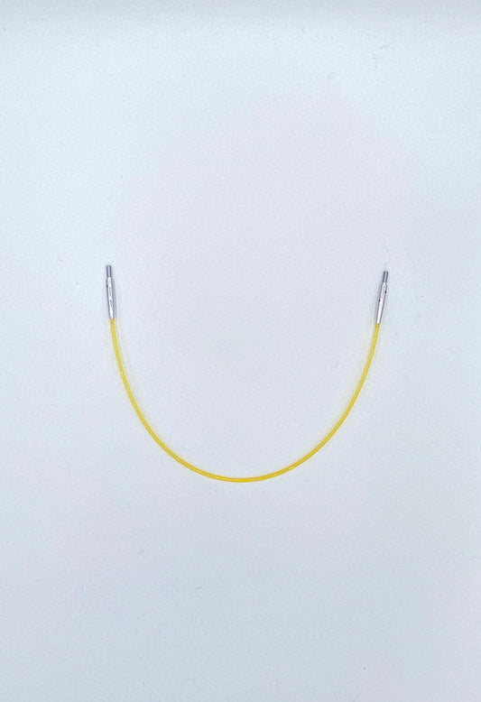 KNITPRO Interchangeable Needle Cable40cm Yellow 20cm (8 in.)