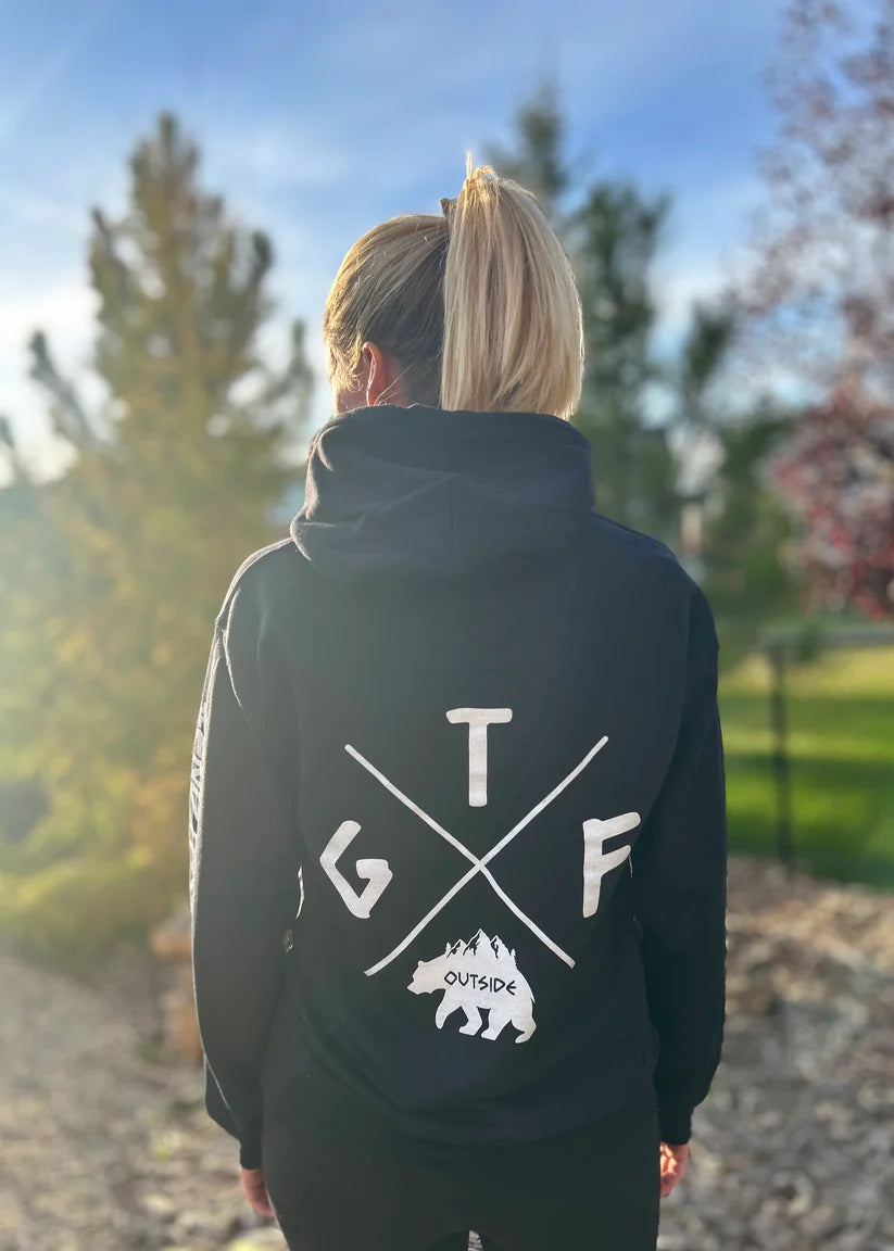 GTF Outside - #ENDTHESILENCE Unisex Hoodie Black