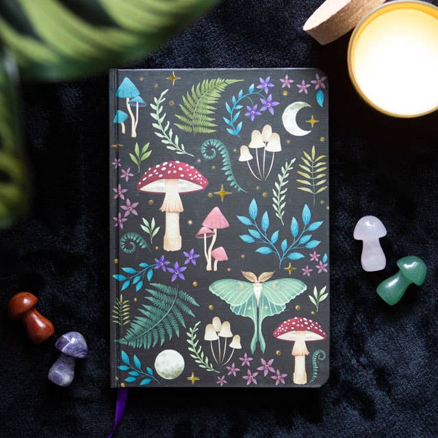 Something Different : Dark Forest Print A5 Notebook