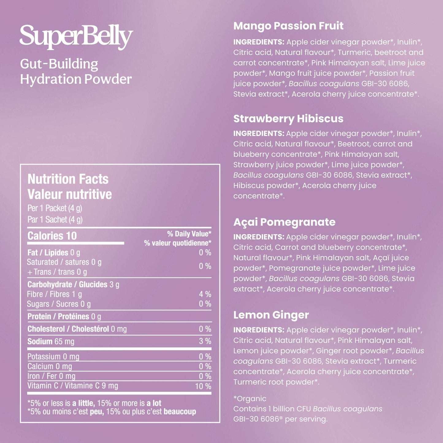 Blume : SuperBelly Variety Pack