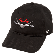 Fender® Custom Shop Baseball Hat Black, One Size Fits Most