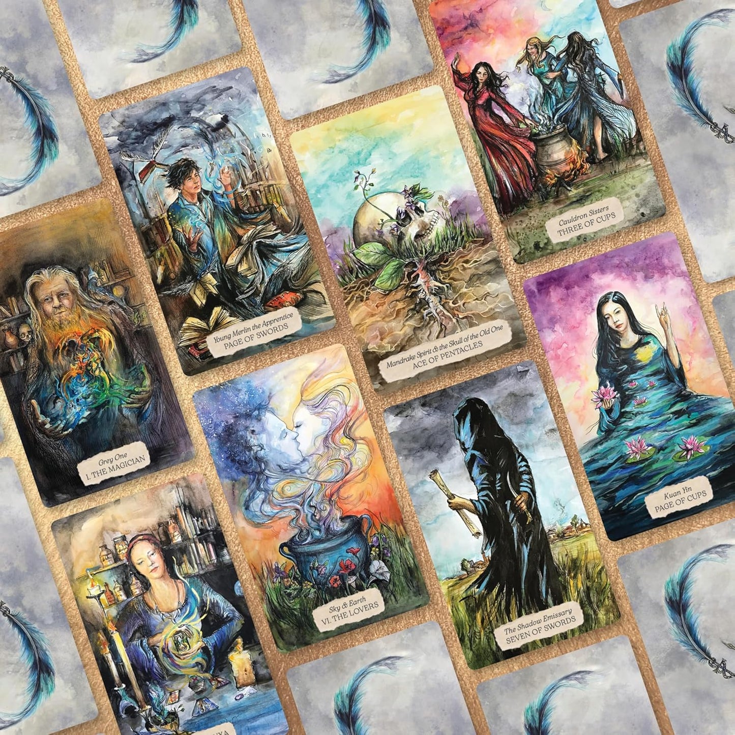 Bonestone & Earthflesh Tarot : The Reawakening