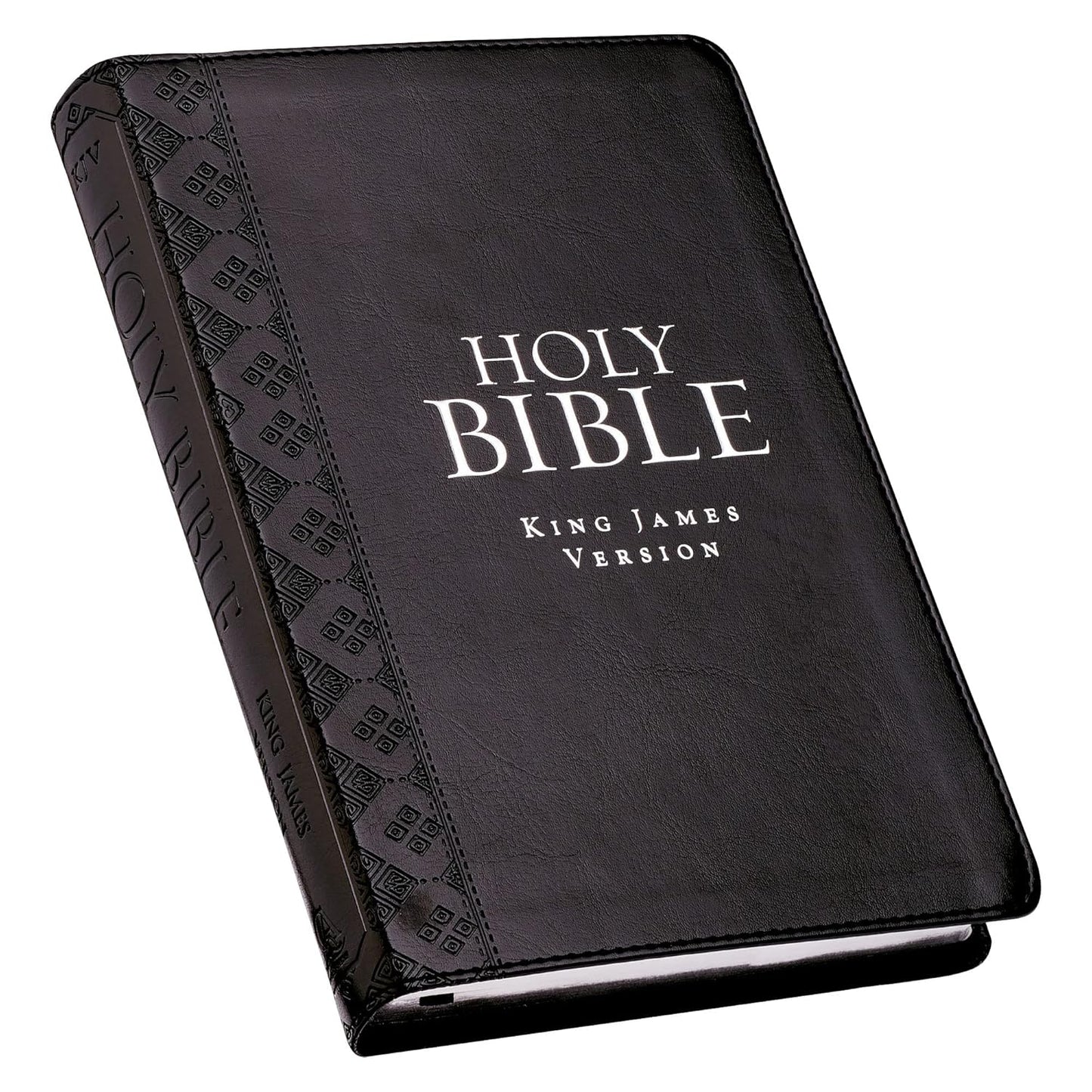 KJV Faux Leather Deluxe Gift Bible - Black