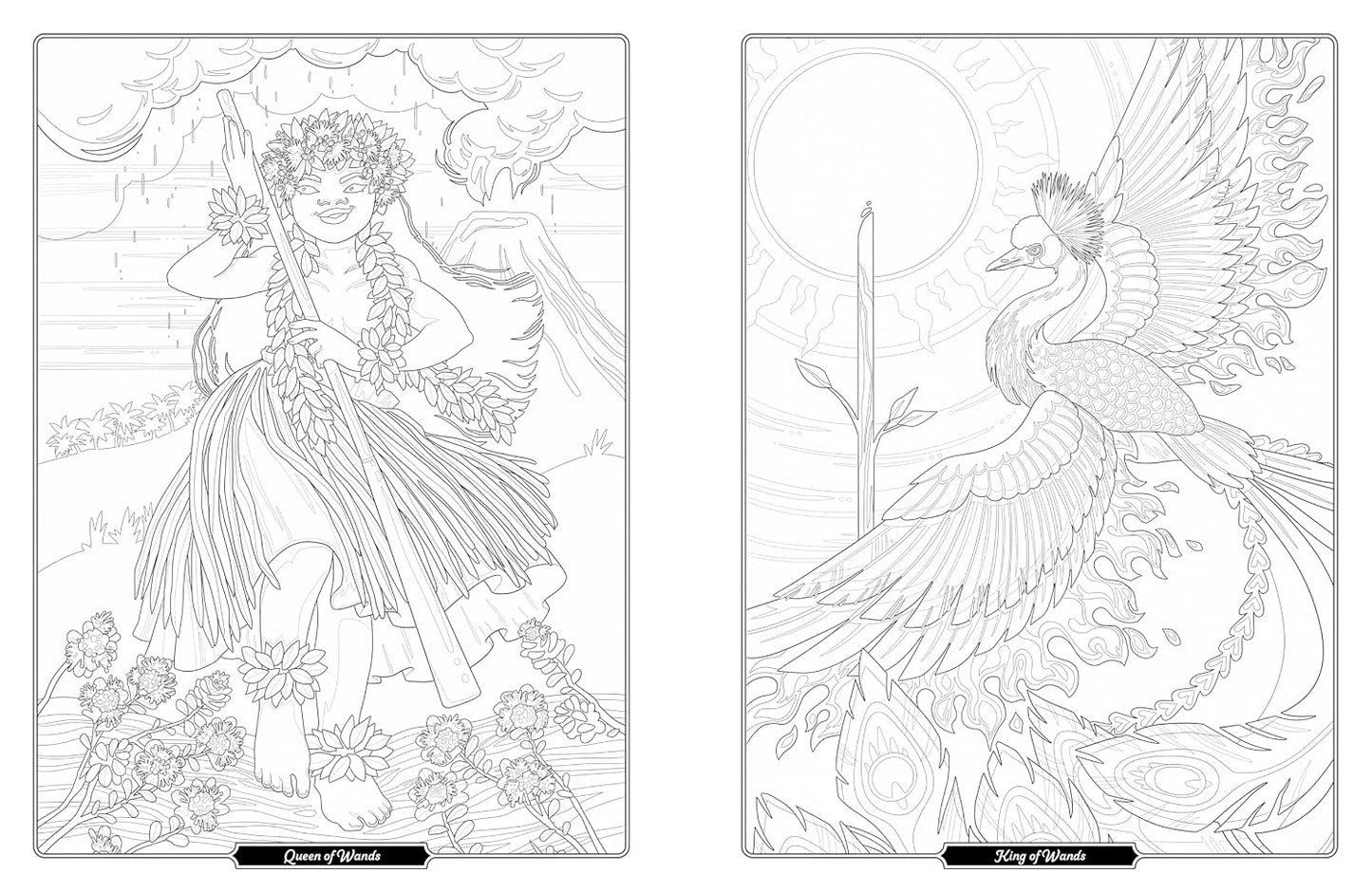 Tarot of the Divine Colouring Book