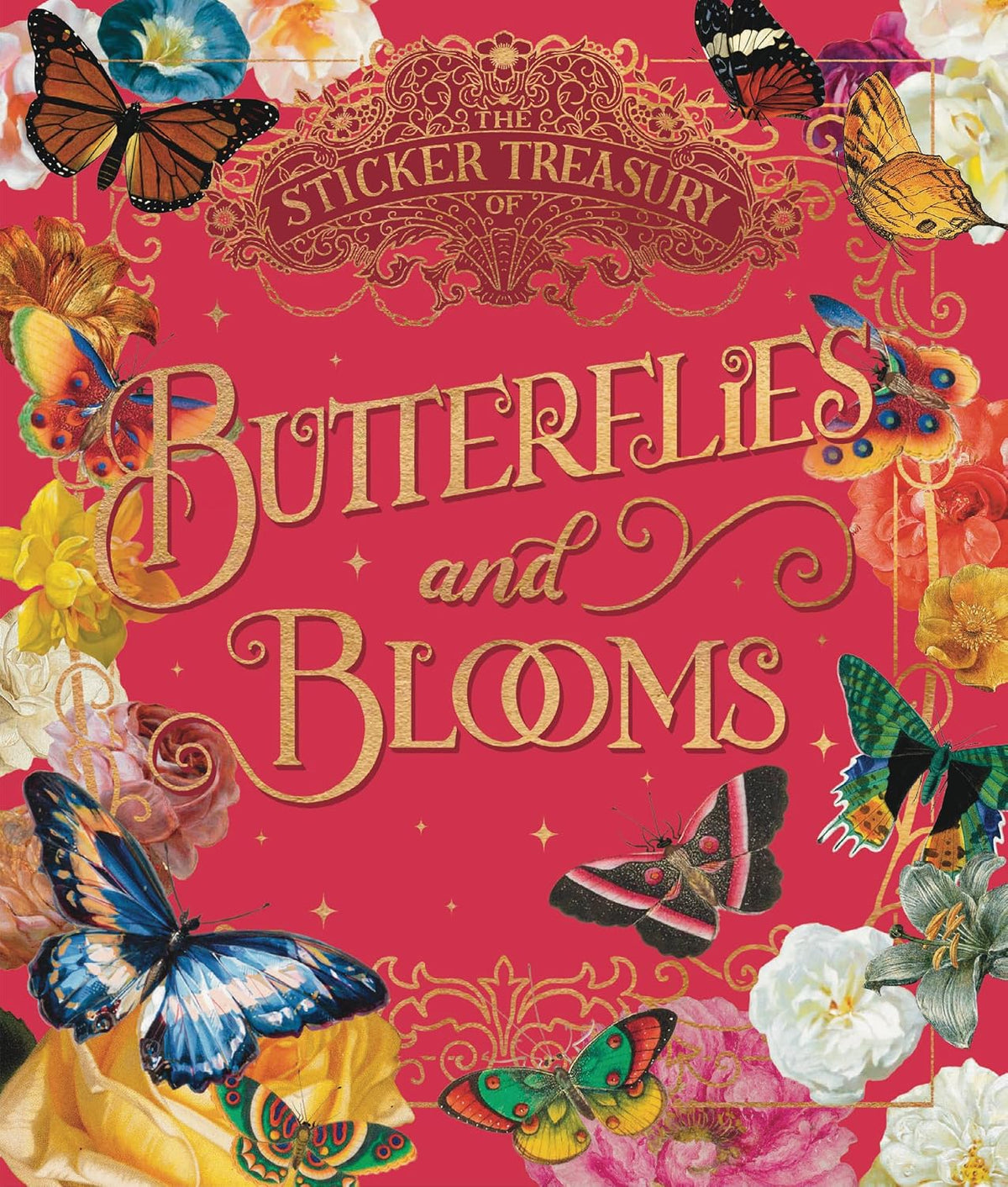 The Sticker Treasury of  Blooms and Butterflies