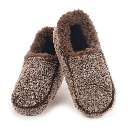 Snoozies! - Men's Two Tone Brown - Size Variety