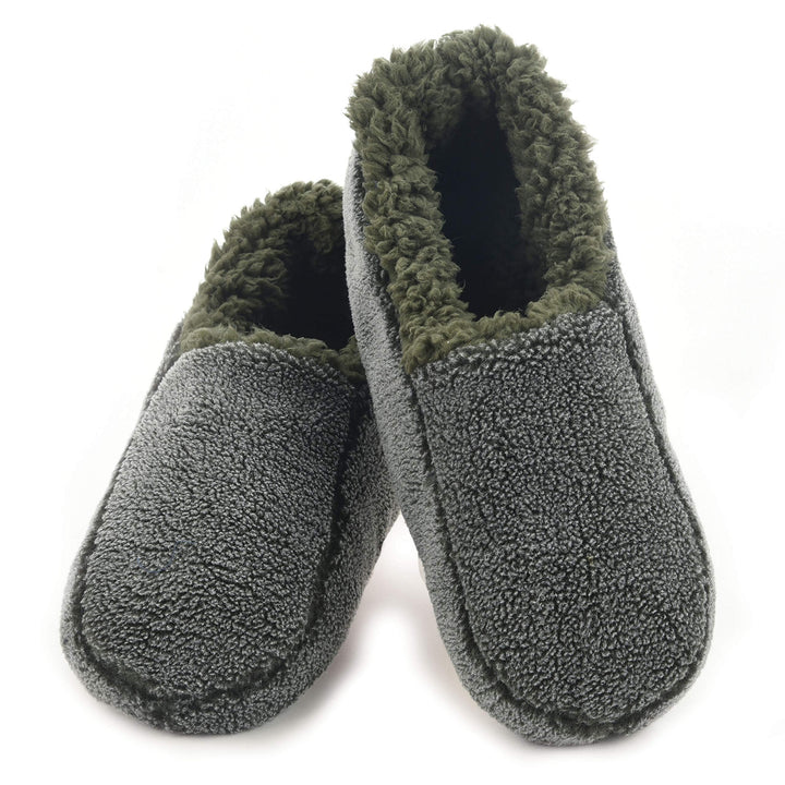 Snoozies! - Men's Two Tone Green - Size Variety