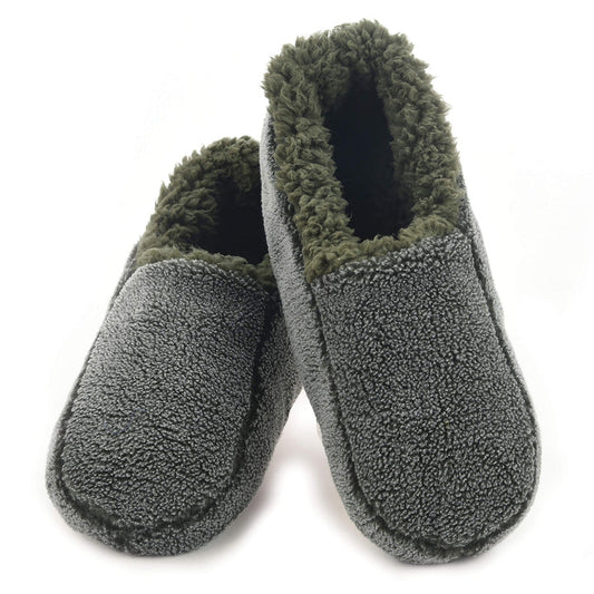 Snoozies! - Men's Two Tone Green - Size Variety