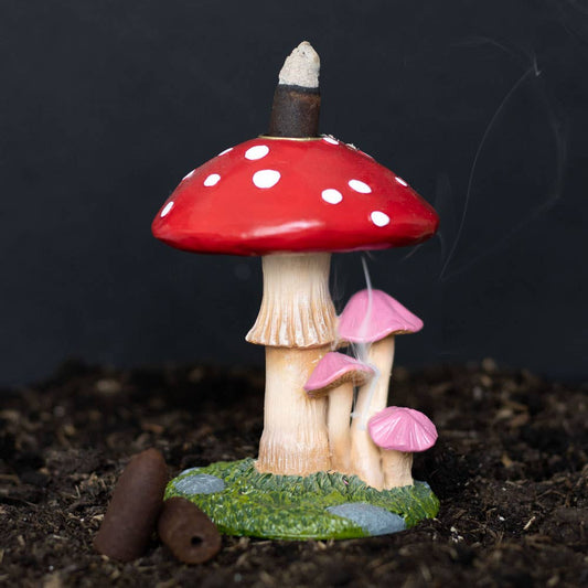 Something Different : Mushroom Backflow Incense Burner